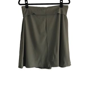 Athleta Nusa Foldover Skirt Green sz XL
